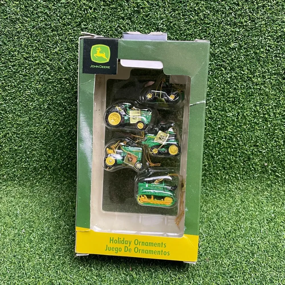 John Deere Enesco 5-piece Holiday Ornament Set